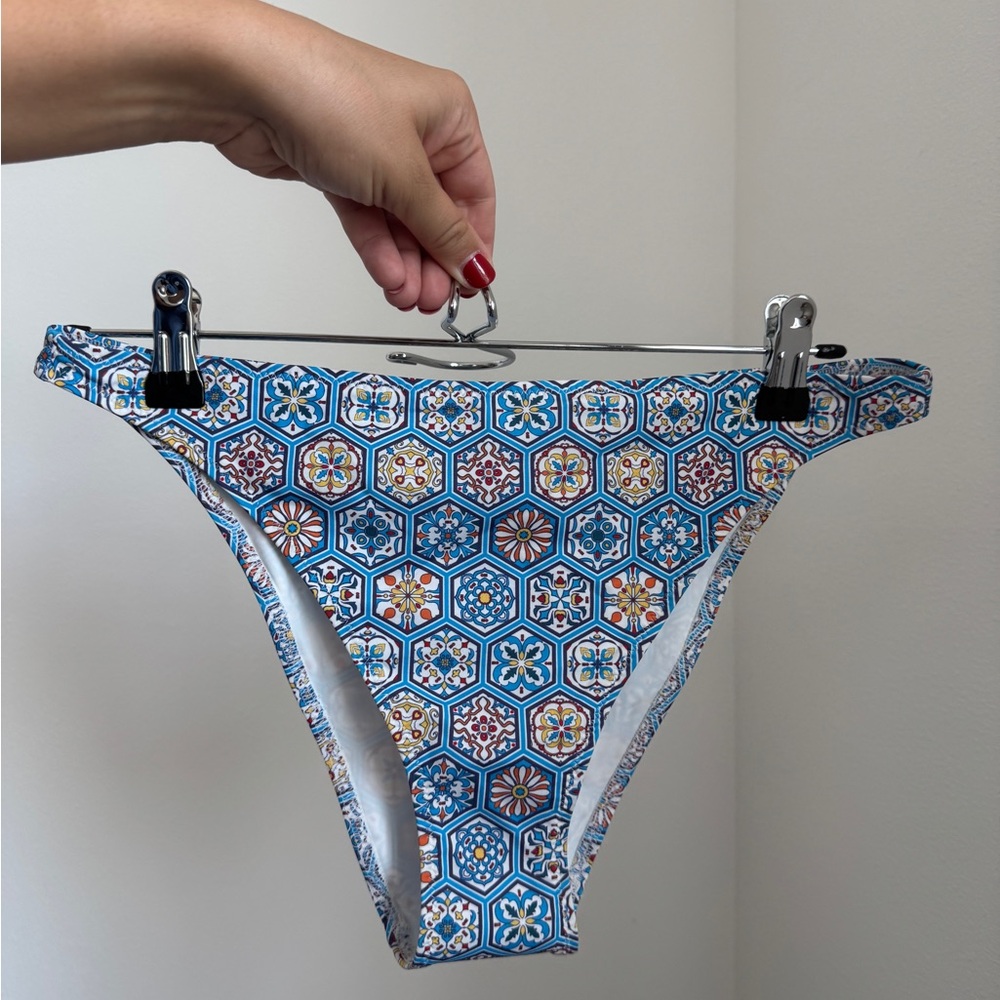 Solid & Striped Tati Patchwork Bikini Bottom